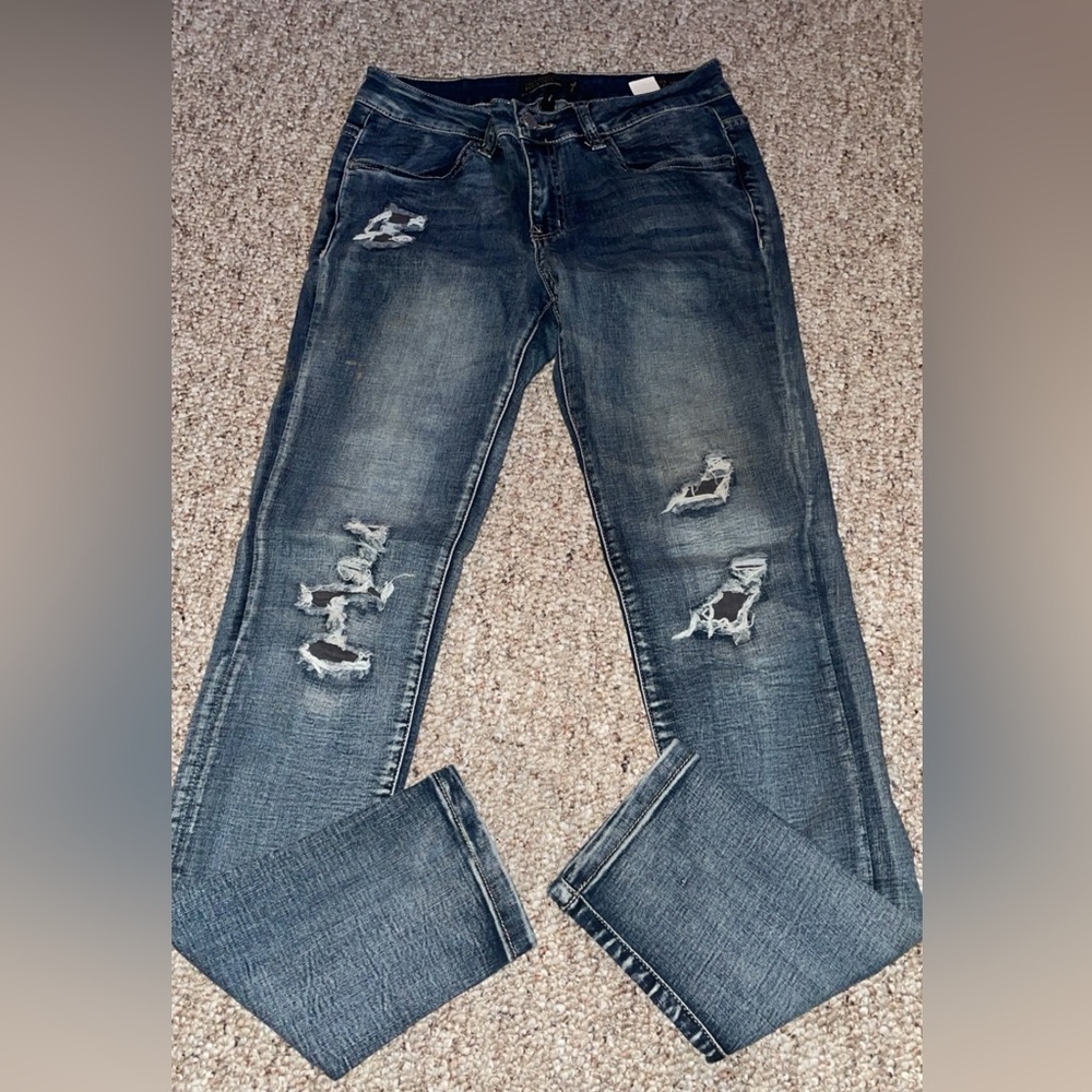 Urban Heritage Distressed Denim Jeans